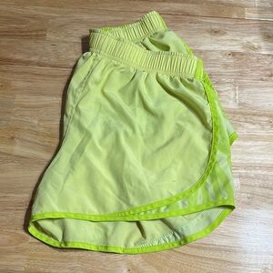 Nike Women's Athletic Shorts - Lime Green